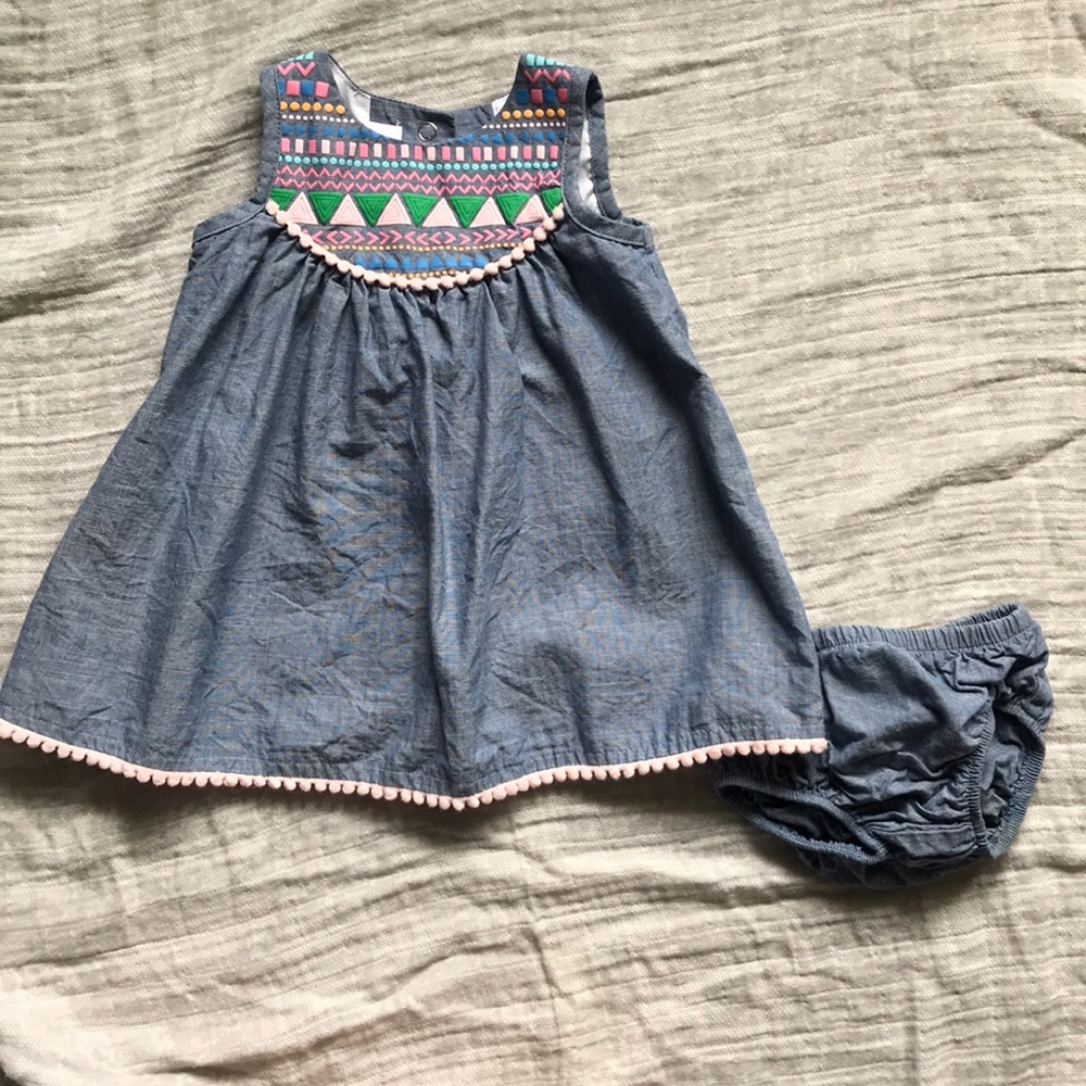Bonnie baby denim dress